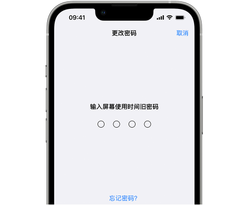 安陆iPhone屏幕维修分享iPhone屏幕使用时间密码忘记了怎么办 